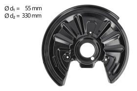 AIC 56990 - CHAPA PROTECTORA CONTRA SALPICADURAS, DISCO DE FRENO
