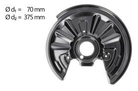 AIC 56991 - CHAPA PROTECTORA CONTRA SALPICADURAS, DISCO DE FRENO