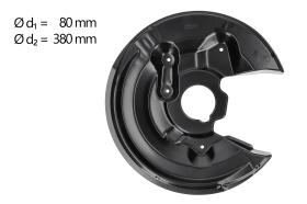 AIC 56992 - CHAPA PROTECTORA CONTRA SALPICADURAS, DISCO DE FRENO