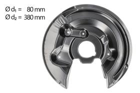 AIC 56993 - CHAPA PROTECTORA CONTRA SALPICADURAS, DISCO DE FRENO