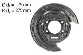 AIC 57008 - CHAPA PROTECTORA CONTRA SALPICADURAS, DISCO DE FRENO