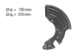 AIC 57064 - CHAPA PROTECTORA CONTRA SALPICADURAS, DISCO DE FRENO