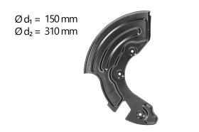 AIC 57065 - CHAPA PROTECTORA CONTRA SALPICADURAS, DISCO DE FRENO