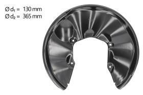 AIC 57068 - CHAPA PROTECTORA CONTRA SALPICADURAS, DISCO DE FRENO