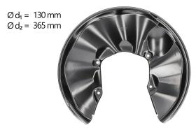 AIC 57069 - CHAPA PROTECTORA CONTRA SALPICADURAS, DISCO DE FRENO