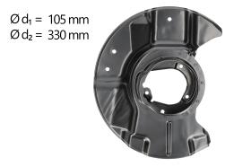 AIC 57127 - CHAPA PROTECTORA CONTRA SALPICADURAS, DISCO DE FRENO