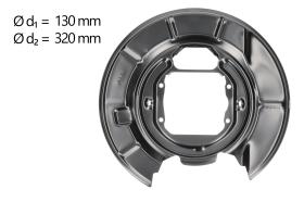 AIC 57130 - CHAPA PROTECTORA CONTRA SALPICADURAS, DISCO DE FRENO