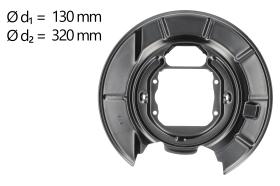 AIC 57131 - CHAPA PROTECTORA CONTRA SALPICADURAS, DISCO DE FRENO