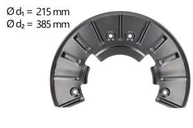 AIC 57207 - CHAPA PROTECTORA CONTRA SALPICADURAS, DISCO DE FRENO