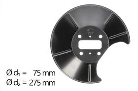 AIC 57247 - CHAPA PROTECTORA CONTRA SALPICADURAS, DISCO DE FRENO