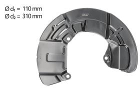 AIC 57462 - CHAPA PROTECTORA CONTRA SALPICADURAS, DISCO DE FRENO