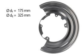 AIC 57488 - CHAPA PROTECTORA CONTRA SALPICADURAS, DISCO DE FRENO