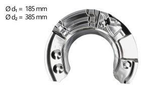 AIC 57529 - CHAPA PROTECTORA CONTRA SALPICADURAS, DISCO DE FRENO