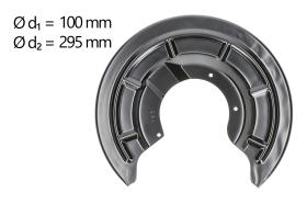 AIC 57577 - CHAPA PROTECTORA CONTRA SALPICADURAS, DISCO DE FRENO
