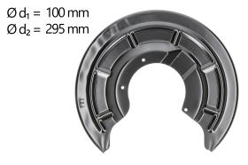 AIC 57578 - CHAPA PROTECTORA CONTRA SALPICADURAS, DISCO DE FRENO