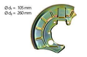 AIC 57599 - SPLASH PANEL, BRAKE DISC