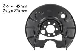 AIC 57601 - CHAPA PROTECTORA CONTRA SALPICADURAS, DISCO DE FRENO