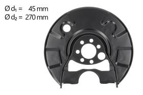 AIC 57602 - CHAPA PROTECTORA CONTRA SALPICADURAS, DISCO DE FRENO