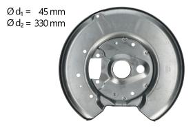 AIC 57610 - CHAPA PROTECTORA CONTRA SALPICADURAS, DISCO DE FRENO