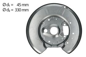 AIC 57611 - CHAPA PROTECTORA CONTRA SALPICADURAS, DISCO DE FRENO