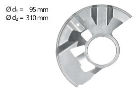 AIC 57614 - CHAPA PROTECTORA CONTRA SALPICADURAS, DISCO DE FRENO
