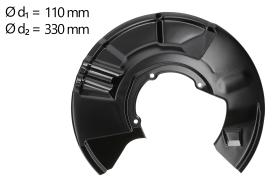 AIC 57762 - CHAPA PROTECTORA CONTRA SALPICADURAS, DISCO DE FRENO