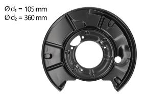 AIC 57765 - CHAPA PROTECTORA CONTRA SALPICADURAS, DISCO DE FRENO