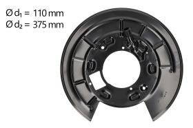 AIC 57785 - CHAPA PROTECTORA CONTRA SALPICADURAS, DISCO DE FRENO