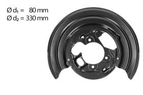AIC 57838 - CHAPA PROTECTORA CONTRA SALPICADURAS, DISCO DE FRENO