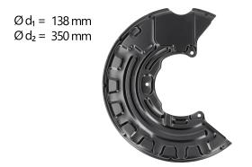 AIC 57839 - CHAPA PROTECTORA CONTRA SALPICADURAS, DISCO DE FRENO