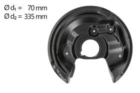AIC 57841 - CHAPA PROTECTORA CONTRA SALPICADURAS, DISCO DE FRENO