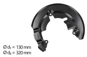 AIC 58104 - CHAPA PROTECTORA CONTRA SALPICADURAS, DISCO DE FRENO