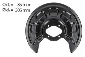 AIC 58188 - CHAPA PROTECTORA CONTRA SALPICADURAS, DISCO DE FRENO