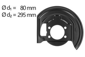 AIC 58191 - CHAPA PROTECTORA CONTRA SALPICADURAS, DISCO DE FRENO