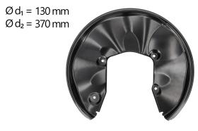 AIC 58193 - CHAPA PROTECTORA CONTRA SALPICADURAS, DISCO DE FRENO