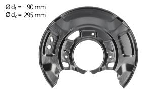 AIC 58260 - CHAPA PROTECTORA CONTRA SALPICADURAS, DISCO DE FRENO