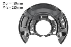 AIC 58261 - CHAPA PROTECTORA CONTRA SALPICADURAS, DISCO DE FRENO