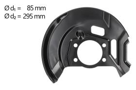 AIC 58266 - CHAPA PROTECTORA CONTRA SALPICADURAS, DISCO DE FRENO