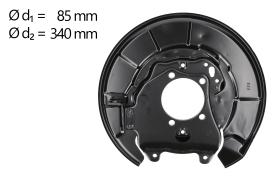 AIC 58274 - CHAPA PROTECTORA CONTRA SALPICADURAS, DISCO DE FRENO