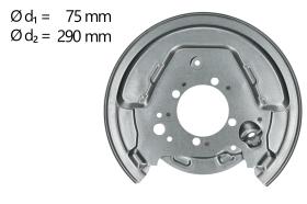 AIC 58834 - CHAPA PROTECTORA CONTRA SALPICADURAS, DISCO DE FRENO