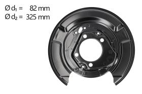 AIC 58905 - CHAPA PROTECTORA CONTRA SALPICADURAS, DISCO DE FRENO