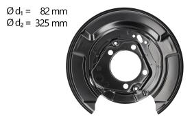 AIC 58906 - CHAPA PROTECTORA CONTRA SALPICADURAS, DISCO DE FRENO