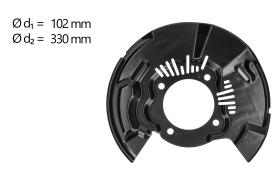 AIC 70740 - CHAPA PROTECTORA CONTRA SALPICADURAS, DISCO DE FRENO