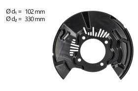 AIC 70741 - CHAPA PROTECTORA CONTRA SALPICADURAS, DISCO DE FRENO