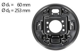 AIC 70743 - CHAPA PROTECTORA, TAMBOR DE FRENO