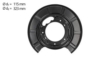 AIC 70791 - CHAPA PROTECTORA CONTRA SALPICADURAS, DISCO DE FRENO