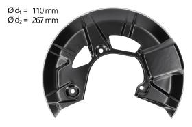 AIC 71359 - CHAPA PROTECTORA CONTRA SALPICADURAS, DISCO DE FRENO