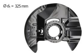 AIC 71361 - CHAPA PROTECTORA CONTRA SALPICADURAS, DISCO DE FRENO