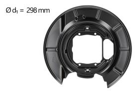AIC 71364 - CHAPA PROTECTORA CONTRA SALPICADURAS, DISCO DE FRENO
