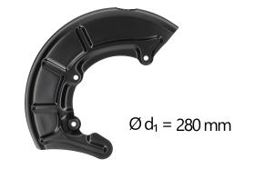 AIC 71370 - CHAPA PROTECTORA CONTRA SALPICADURAS, DISCO DE FRENO